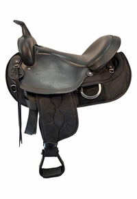 17 Inch Used Big Horn Lady Light Weight Flex Trail Saddle 323