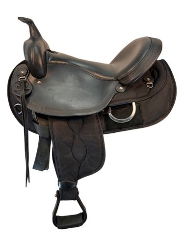 17 Inch Used Big Horn Lady Light Weight Flex Trail Saddle 323