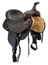 17 Inch Used Big Horn Lady Light Weight Flex Trail Saddle 323