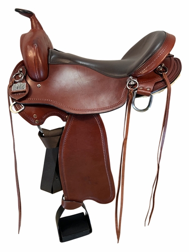 17 Inch Used Big Horn Light Flex Gaited Trail Saddle 815