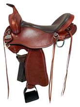 17 Inch Used Big Horn Light Flex Gaited Trail Saddle 815
