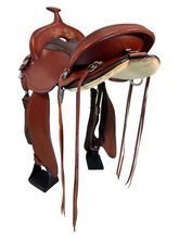 17 Inch Used Big Horn Light Flex Gaited Trail Saddle 815