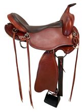 17 Inch Used Big Horn Light Flex Gaited Trail Saddle 815