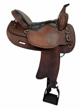 17 Inch Used Big Horn Tennesse Walking Horse Trail Saddle Medium Tree 1700