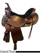 17 Inch Used Big Horn Texas Best Hill Country Trail II Saddle 940 *Free Shipping*