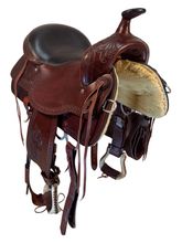 17 Inch Used Big Horn Trail Saddle Medium Tree 950