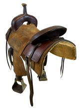 PRICE REDUCED! 17 Inch Used Billy Cook Greenville Cutting Saddle 436 *Free Shipping*