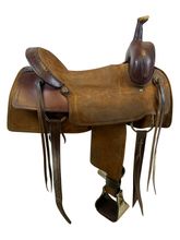 PRICE REDUCED! 17 Inch Used Billy Cook Greenville Cutting Saddle 436 *Free Shipping*