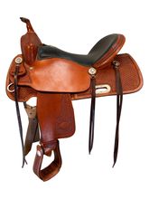 17 Inch Used Billy Cook Trail Saddle 1536