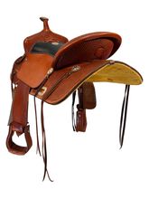 17 Inch Used Billy Cook Trail Saddle 1536