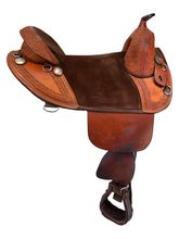 17 Inch Used Bob marshall Treeless Trail Saddle 4932