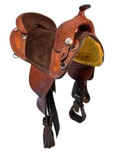 17 Inch Used Bob marshall Treeless Trail Saddle 4932