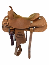 17 Inch Used Bobs Customs Reining Saddle Medium Tree