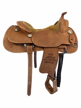 17 Inch Used Bobs Customs Reining Saddle Medium Tree