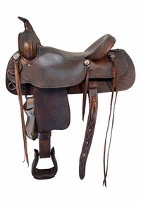 17 Inch Used Brazos River Saddles Trail Saddle