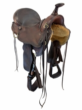 SOLD 2026/06/30 17 Inch Used Brenneman Trail Saddle Medium Tree