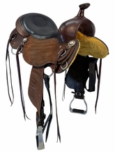 17 Inch Used Cashel Roughout Trail Saddle Quater Horse Tree