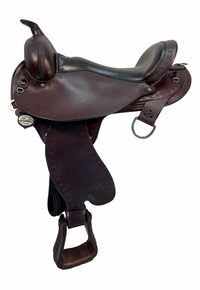 17 Inch Used Circle Y Alabama Gaited Trail Saddle Medium Flex Tree 1581