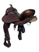 SOLD 2026/04/21  17 Inch Used Circle Y Alabama Gaited Trail Saddle Medium Flex Tree 1581