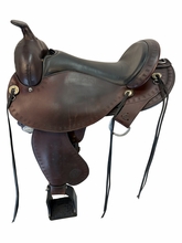 17 Inch Used Circle Y Alabama Gaiter Trail Saddle wide Tree 1581