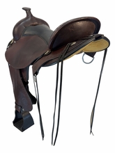 17 Inch Used Circle Y Alabama Gaiter Trail Saddle wide Tree 1581