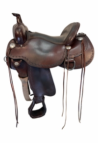 17 Inch Used Circle Y Alpine Trail Saddle 2377