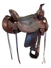17 Inch Used Circle Y Alpine Trail Saddle 2377
