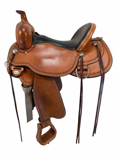 17 Inch Used Circle Y Alpine Trail Saddle Medium Flex Tree 2377