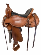 17 Inch Used Circle Y Alpine Trail Saddle Medium Flex Tree 2377