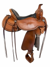 17 Inch Used Circle Y Alpine Trail Saddle Medium Flex Tree 2377