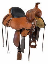 17 Inch Used Circle Y Alpine Trail Saddle Medium Flex Tree 2377