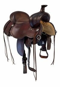 17 Inch Used Circle Y Alpine Trail Saddle Medium Flex2 Tree 2377