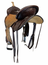 17 Inch Used Circle Y Barrel Saddle Medium Flex Tree  1524
