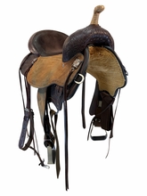 17 Inch Used Circle Y Barrel Saddle Medium Flex Tree  1524