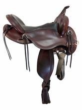SOLD 2026/07/02j 17 Inch Used Circle Y Buffalo Gap Trail Saddle Wide Tree 2614