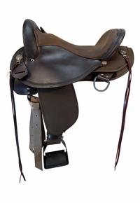 17 Inch Used Circle Y Cordura Endurance Saddle Wide Flex Tree JL03