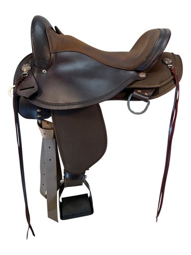 17 Inch Used Circle Y Cordura Endurance Saddle Wide Flex Tree JL03