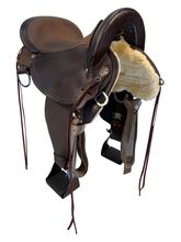 17 Inch Used Circle Y Cordura Endurance Saddle Wide Flex Tree JL03