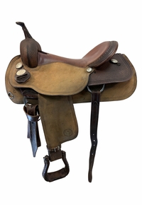 17 Inch Used Circle Y Cutter Saddle Medium Tree 2536