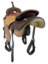 17 Inch Used Circle Y Cutter Saddle Medium Tree 2536