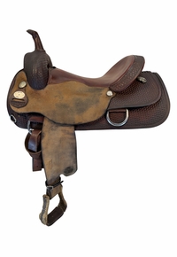 17 Inch Used Circle Y Cutting Saddle Medium Tree 2537