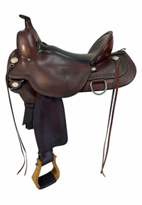 17 Inch Used Circle Y Durango Mule Trail Saddle Medium Flex Tree 1155