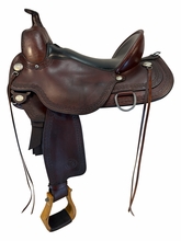 17 Inch Used Circle Y Durango Mule Trail Saddle Medium Flex Tree 1155