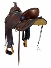 17 Inch Used Circle Y Durango Mule Trail Saddle Medium Flex Tree 1155
