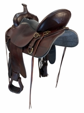 17 Inch Used Circle Y High Horse Big Springs Trail Saddle Wide Tree 6862