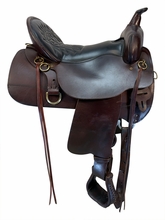 17 Inch Used Circle Y High Horse Big Springs Trail Saddle Wide Tree 6862