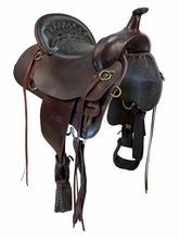 17 Inch Used Circle Y High Horse Big Springs Trail Saddle Wide Tree 6862