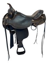17 Inch Used Circle Y High Horse Daisetta Cordura Trail Saddle X Wide Tree 6914