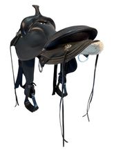 17 Inch Used Circle Y High Horse Daisetta Cordura Trail Saddle X Wide Tree 6914