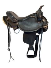 17 Inch Used Circle Y High Horse Daisetta Cordura Trail Saddle X Wide Tree 6914